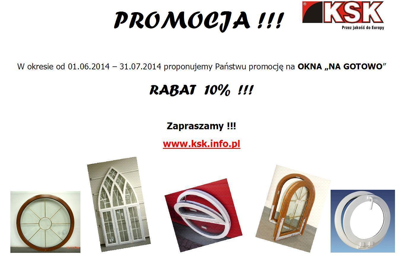 PROMOCJA - OKNA NA GOTOWO !!!!!